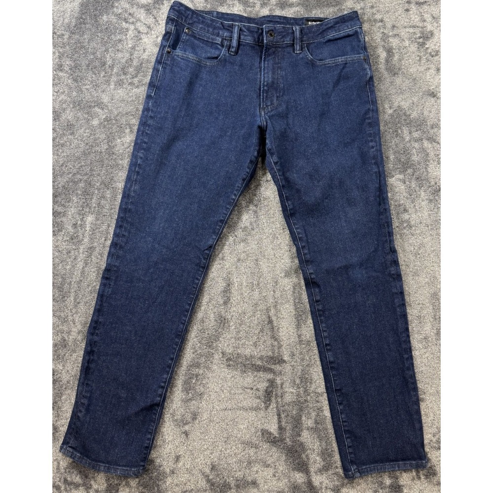 BONOBOS Straight Leg slim Men's Jeans Dark Wash 34x32